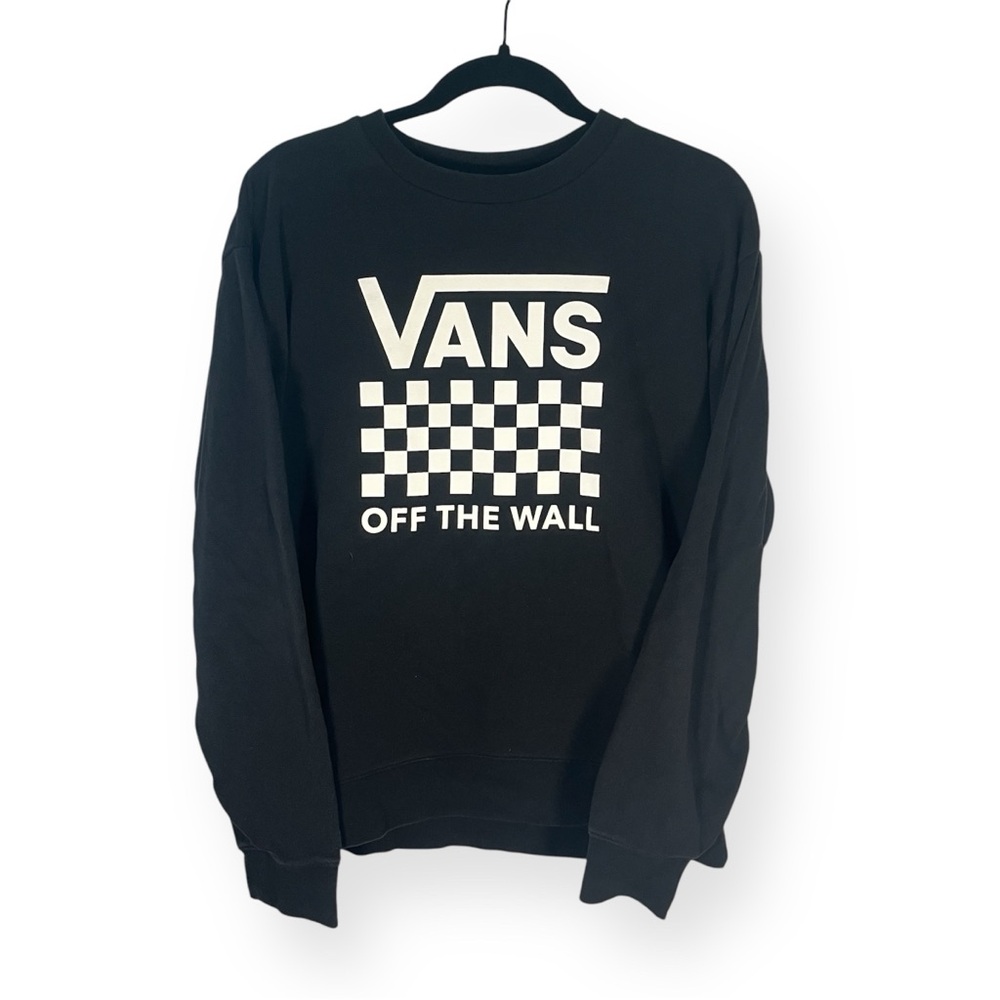 Vans Off the Wall Checkered Logo Pullover Men's Size Large